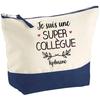 Makeup Bag - PLANETEE - Tiphaine Super Colleague - Large Size - Cotton - HD Sublimation Printing