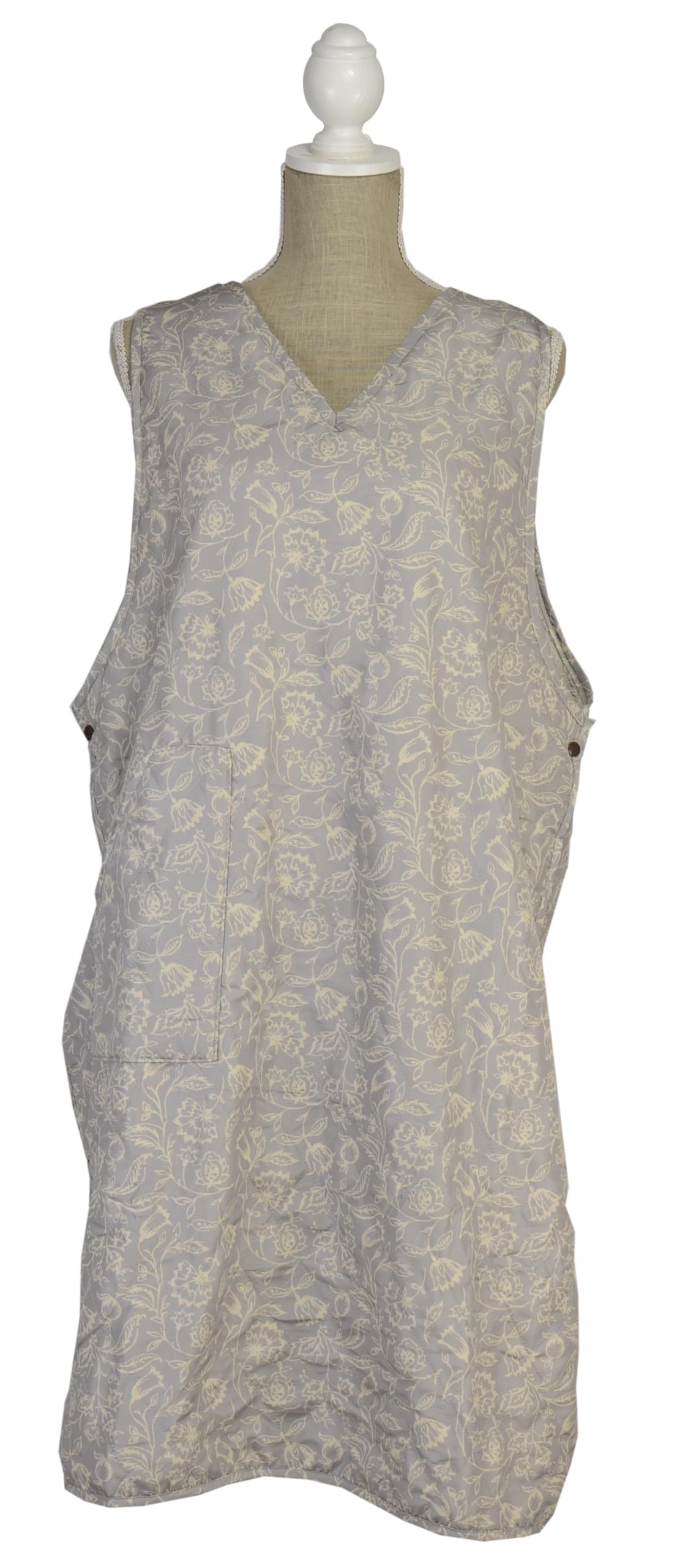 

Friends Hill Flores Quilt Tablier Gray YW-182-26