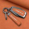 Interior Mouldings Zinc Alloy Leather Car Key Case Cove Holder Set For Geely Coolray X6 Emgrand Global Hawk GX7 Remote Auto Prot