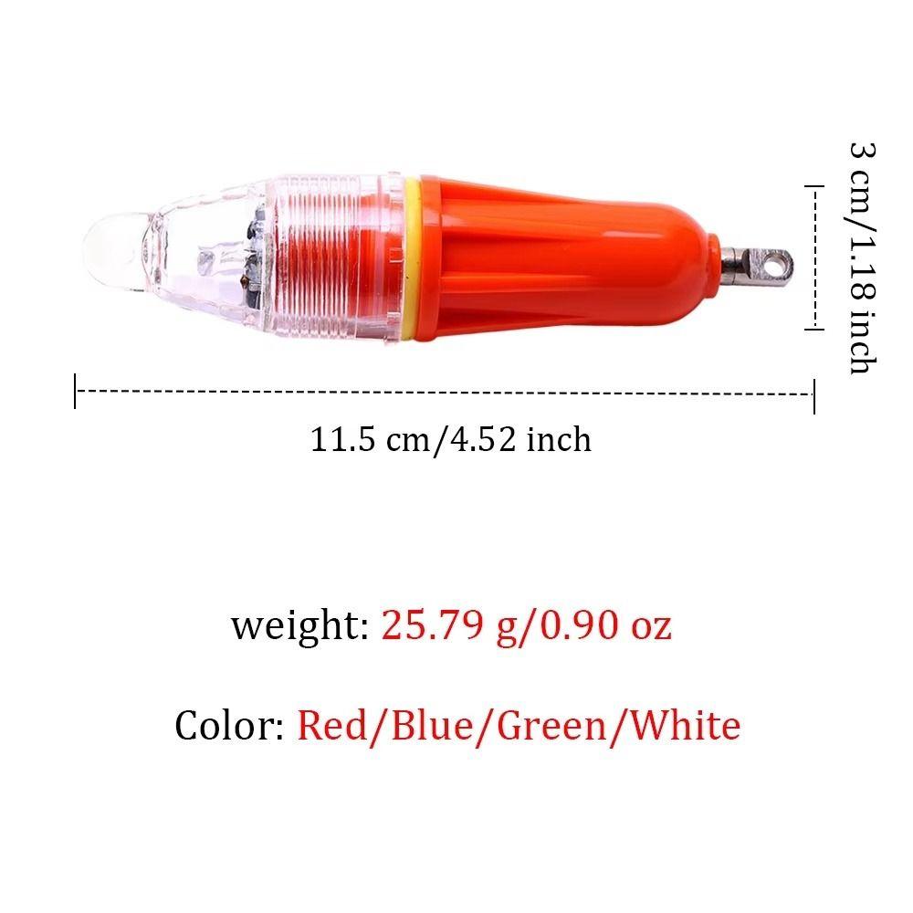 1Pcs IP68 Waterproof Underwater Fishing Light PC Fish Attractor Lamp  for Night Sea Fishing