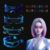 LED Glowing Glasses Flashing Light Glass Glow in the Dark Party Decoration Luminous Headband Birthday Wedding Parties Supplies