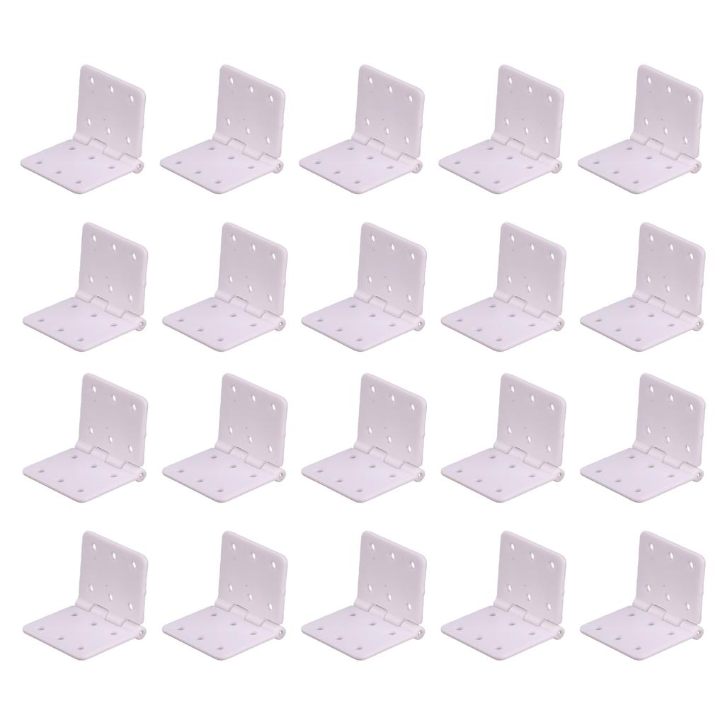 20PCS High Strength Nylon Pinned Hinges for Model Aircraft Stability and Safety Lightweight Design for Easy Installation