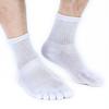 Nahtlose Baumwoll-Fünf-Zehen-Socken für Herren - Atmungsaktives Sommer-Sportdesign