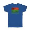 Burkina Faso Flag Burkinan Africa African Country Souvenir T Shirt