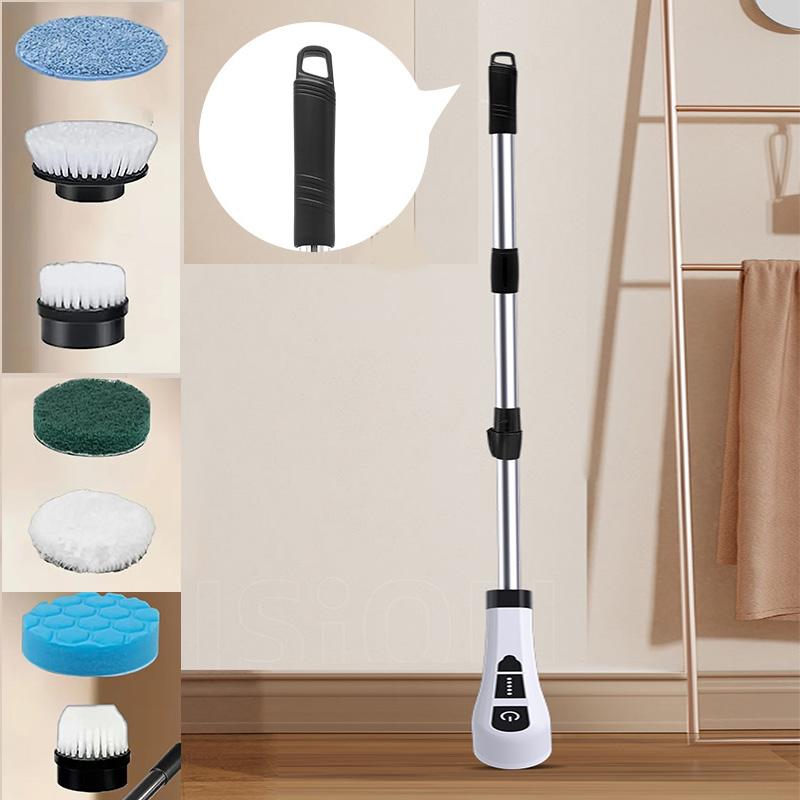 7-in-1 Electric Cleaning Brush Multifunctional Kitchen Bathroom Cleaning Brush Rotary Wireless Electric Spin Cleaning Machine