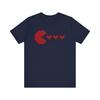 Valentine's Day Pac-man Unisex Jersey Short Sleeve Tee