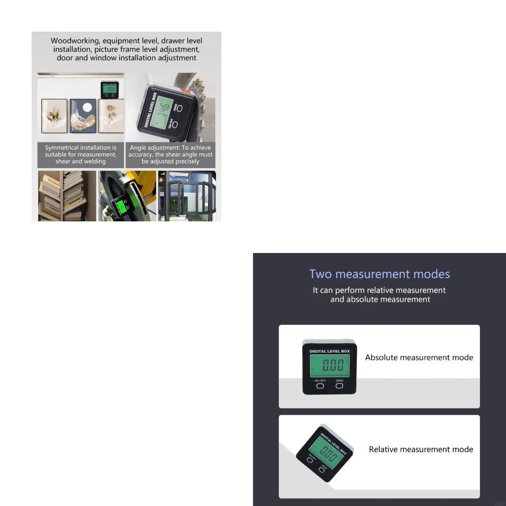 Цифровой угломер Измеритель Уровень Коробка Искатель углов Инклинометр Измеритель China Mainland