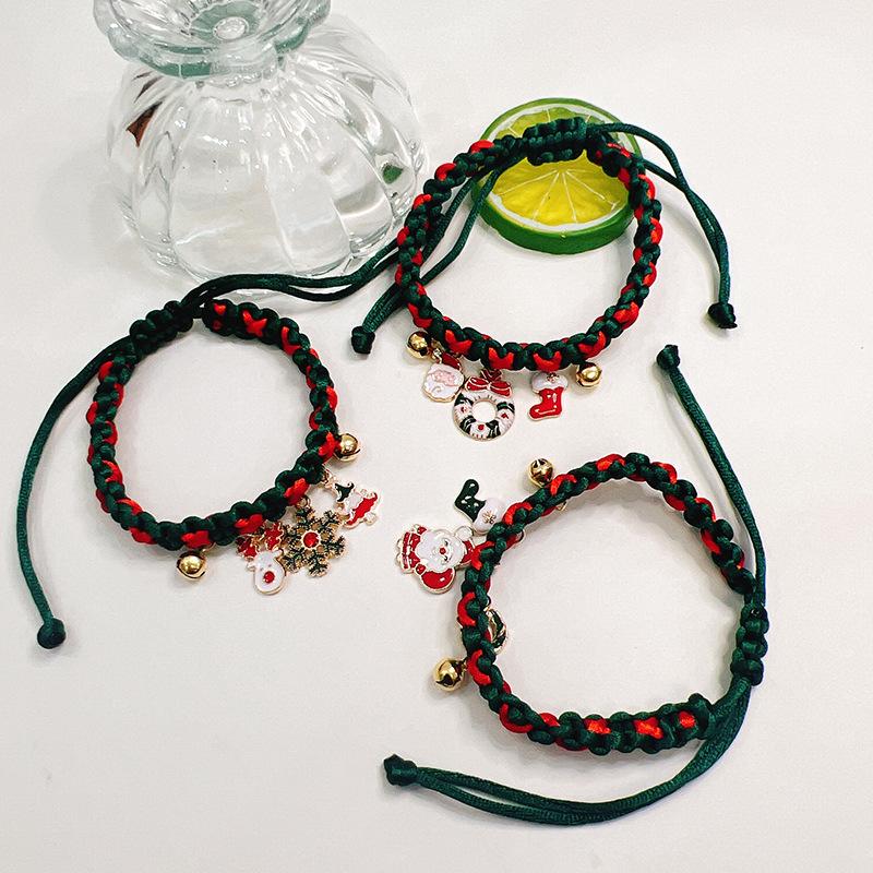 Christmas Themed Pet Collars Cat Necklaces Puppy Creative Cute Santa Claus Snowman Snowflakes Reindeer Decorations