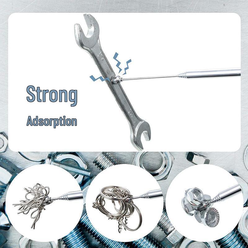 Strong Telescopic Magnetic Pickup Tool - Adjustable Pen-Shaped Rod for Auto Repair