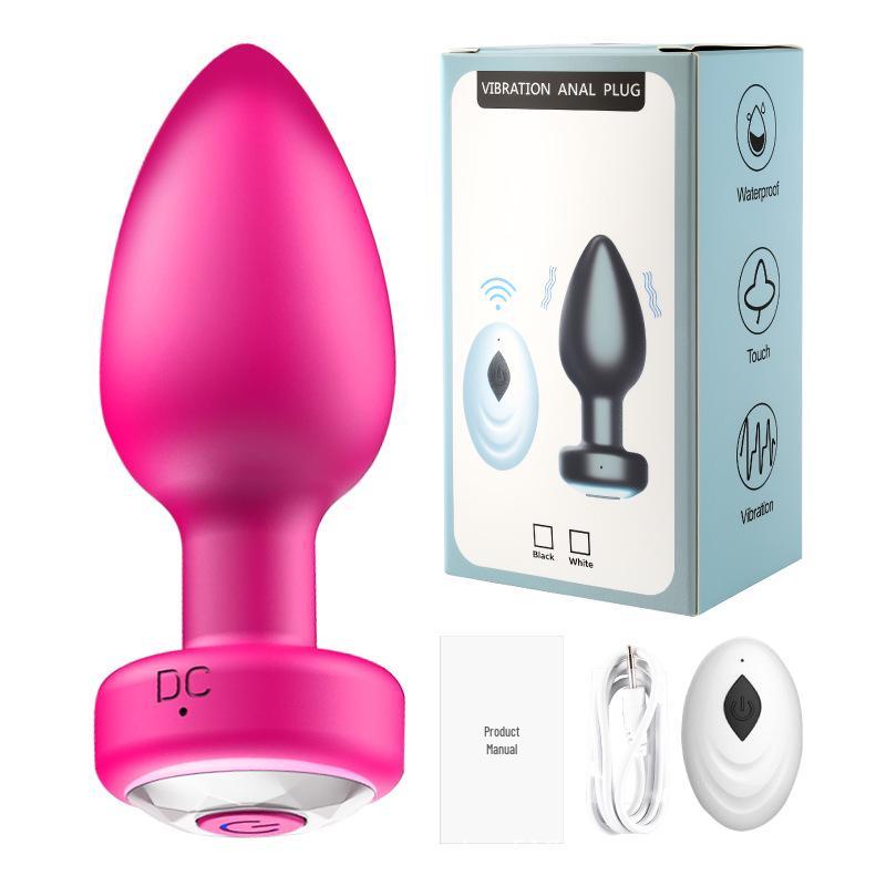 Long-Distance Wireless Remote Control Vibrating Butt Plug Toy
