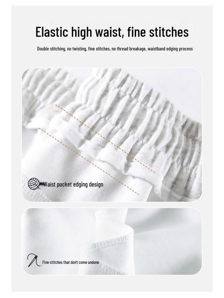 Women's High Waist Wide Leg Casual Sweatpants - Petite Slim Fit for Autumn/Winter 2024