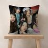 Kpop Singer N-New Jeans Office Cushion Pillowcase Car Cushion Cover45X45CM Lumbar Pillowcase Sofa Pillowcover