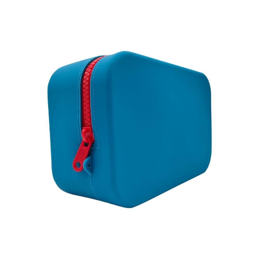 

Large Capacity Lipstick Bags Data Line ID Credit Card Holder Portable Cosmetic Bag синій