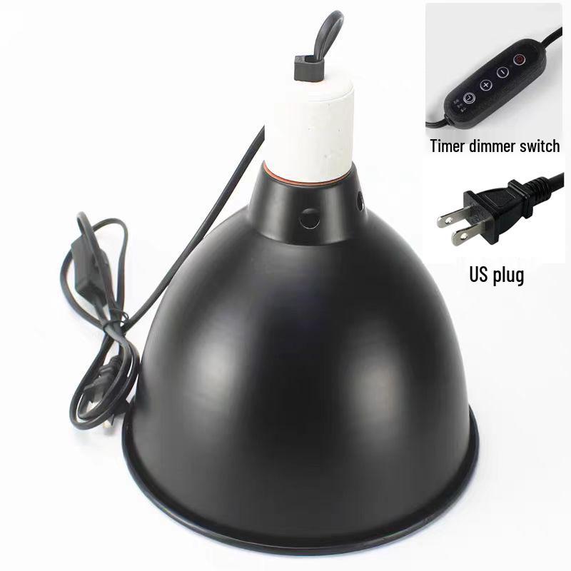 Turtle Basking Reptile Lamp: Adjustable Heat-Resistant Sun Lamp Cover with Focused Light and Heat Control