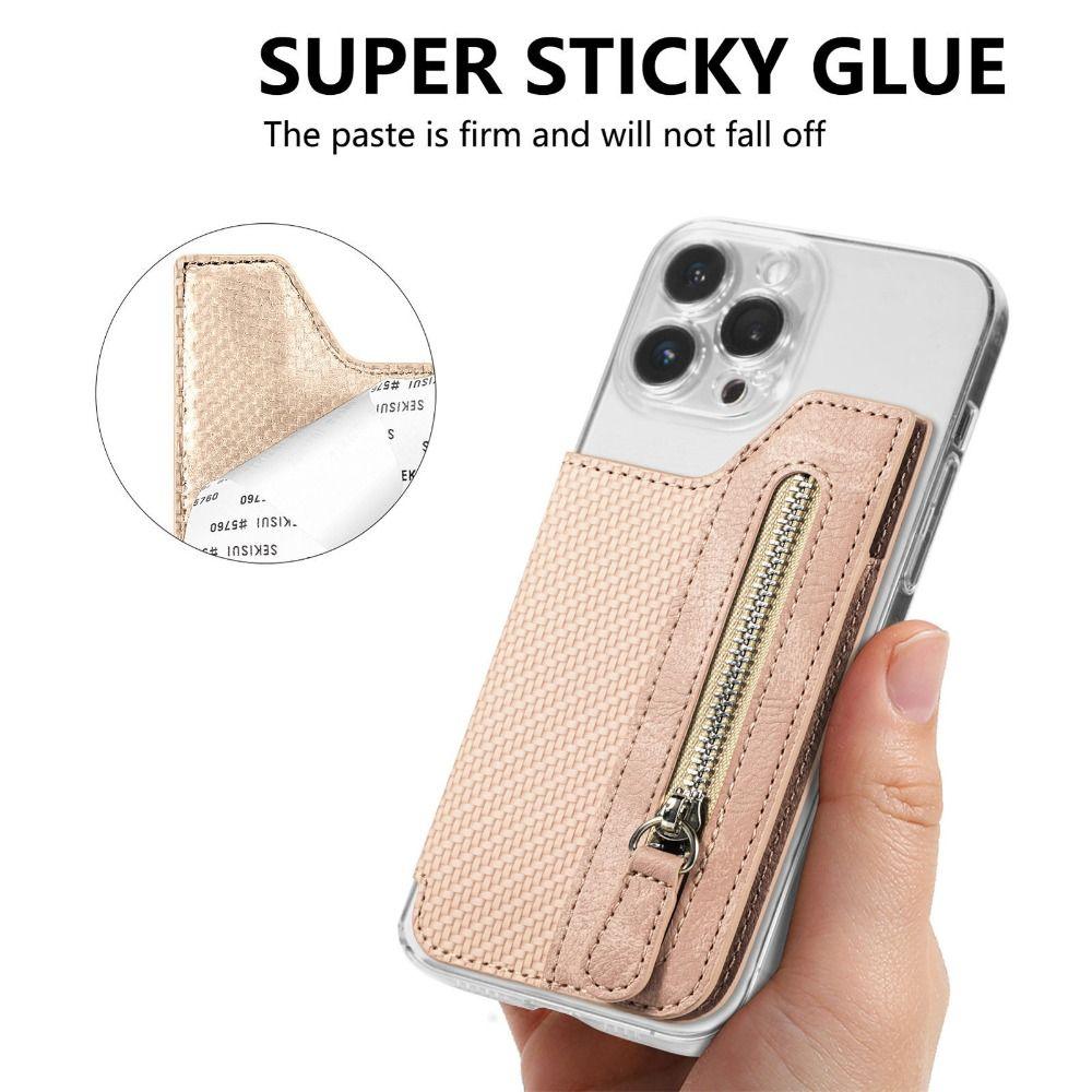 Card Sleeve Mobile Phone Card Bag Phone Wallet Stick Wallet Case Cell Phone Pouch Phone Card Holder