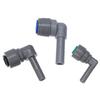 Plastic Quick Connect Pipe Hose Connector Push-in Fittings Joint 6.35MM 8MM 9.5MM Male To Female Elbow