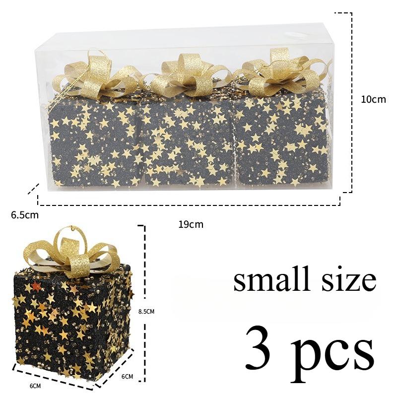 

Christmas decoration gift box pendant, Christmas tree pendant, gift box pendant, styling decoration