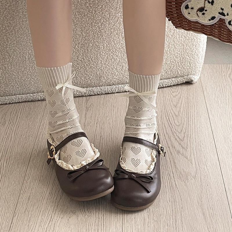 2026 Spring Cute Women Flats Round Toe Ladies Casual Ballet Shoes Comfort Soft Leather Dress ballerinas Shoes