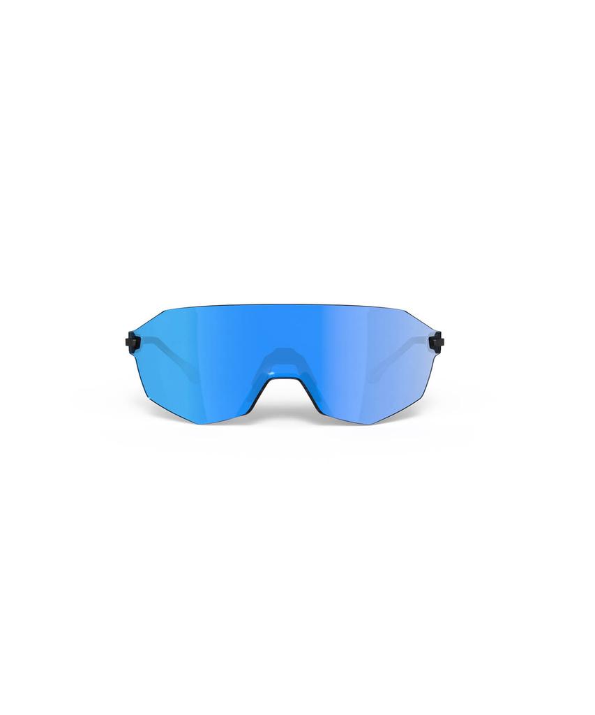 Deobeulyutidi Pacer Sports Sunglasses Black/Blue Mirror