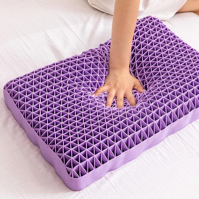Pectin Pillow Memory TPE Pillow Neck Message Pillows High Orthopedic Shoulder Pain Protection Cervical Almohadas Para Dormir