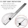 Protractor Angle Ruler 180 Degree Semi Circular Carpenter Angle Ruler 14cm Dividing Gauge for Precision Measurement 1PC