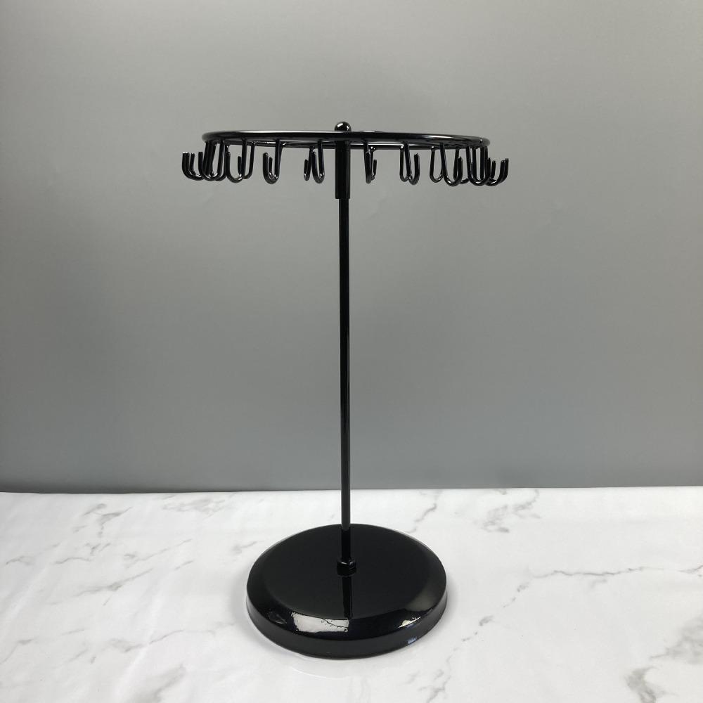 Rotating Jewlery Display Stand Iron Art Bracelets Display Rack Metal Necklace Holder  Earring