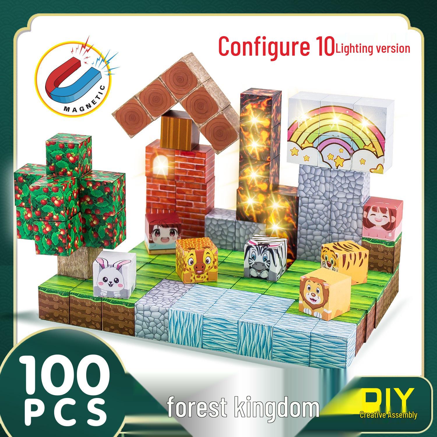 

Interstellar Magnetic Cube Building Blocks for Kids
