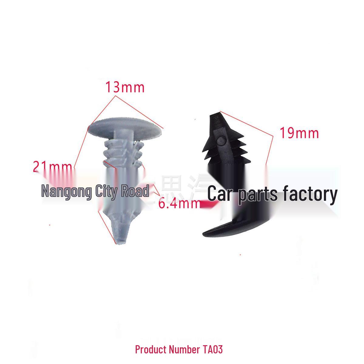 

Universal Nylon Car Trim Panel and Furniture Clip Set 10000 Units