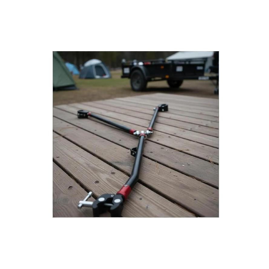Camping Vehicle Connecting Rod Quick Release Bike Transport Wagon Pull Tow Bar Outdoor Gear Versatile Easy Installation