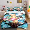 Cartoon Pokémon Character Design. Bedding Sets Duvet Cover Sets Duvet Covers Pillowcases(1 * Duvet Cover 2 * Pillowcases Without Duvet Insert)