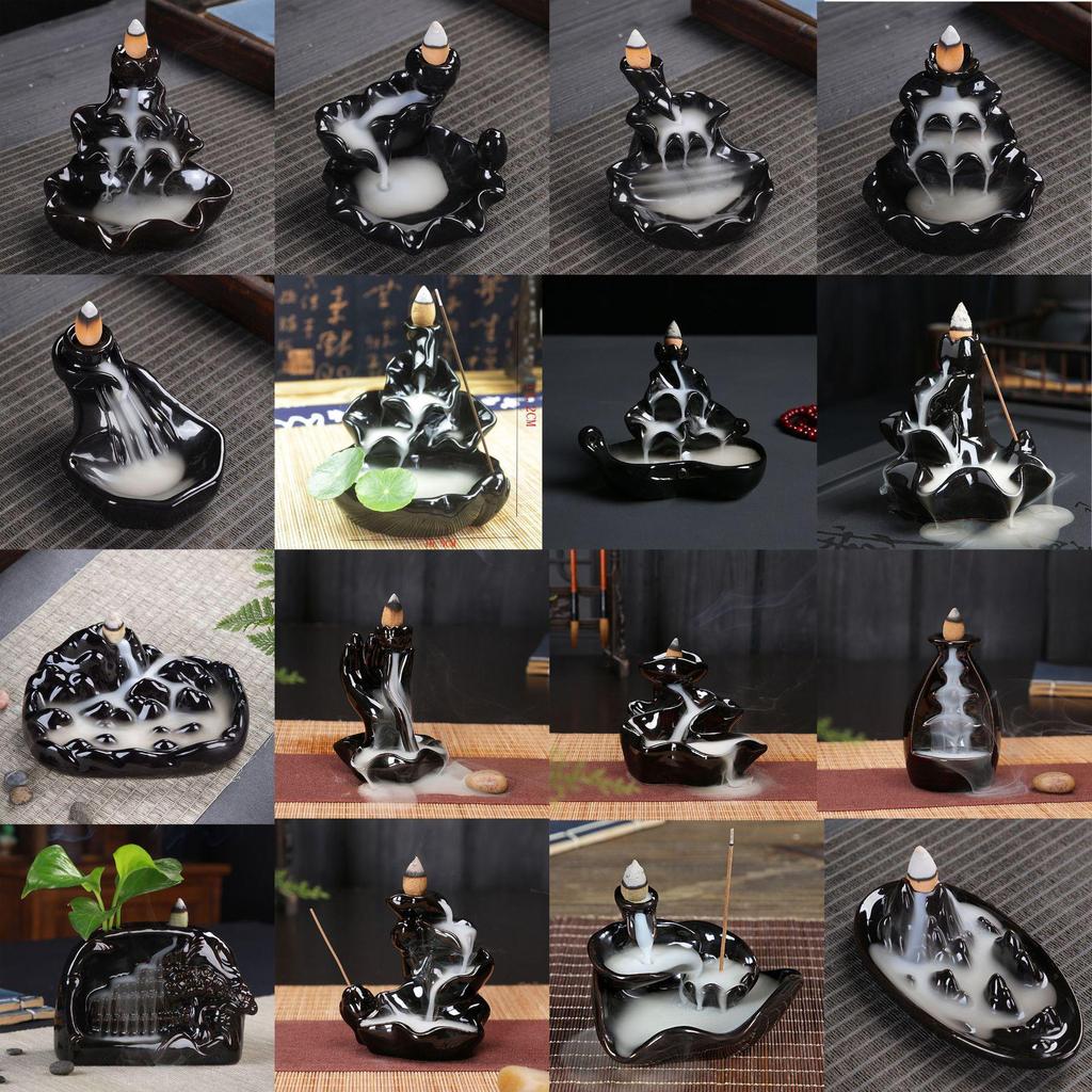 Buddha Hand Ceramic Backflow Incense Burner Aromatherapy Ornament