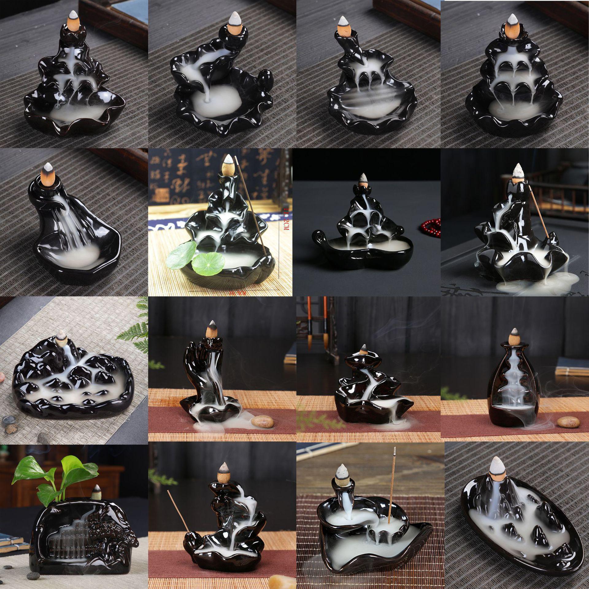

Buddha Hand Ceramic Backflow Incense Burner Aromatherapy Ornament