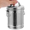 Windproof Vehicle Ashtray Portable Metal Bucket Style Stops Ashes Spread During Driving Simple Disassembly