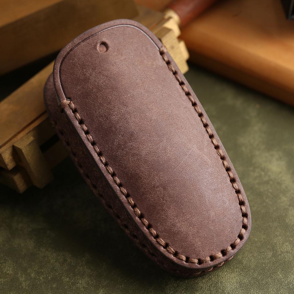 Korean Car Key Case Is Suitable For Modern Genuine Leather Handmade Car Key Case Cowhide