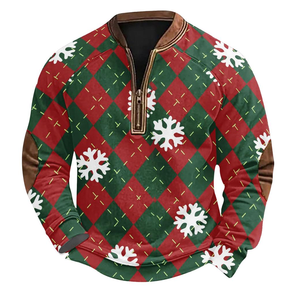 Men's Winter  Buckle Sweatshirt Men's Printed Men's Sweatshirt