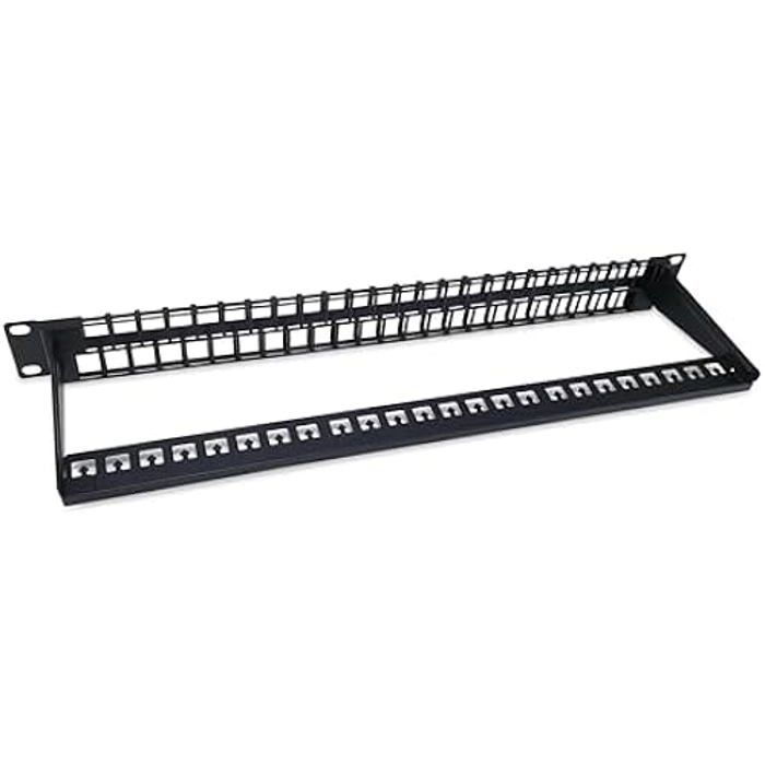Panneau de Brassage - EQUIP - 769258 - 48 Ports Cat.6 - Non blindé - Montage Snap-In