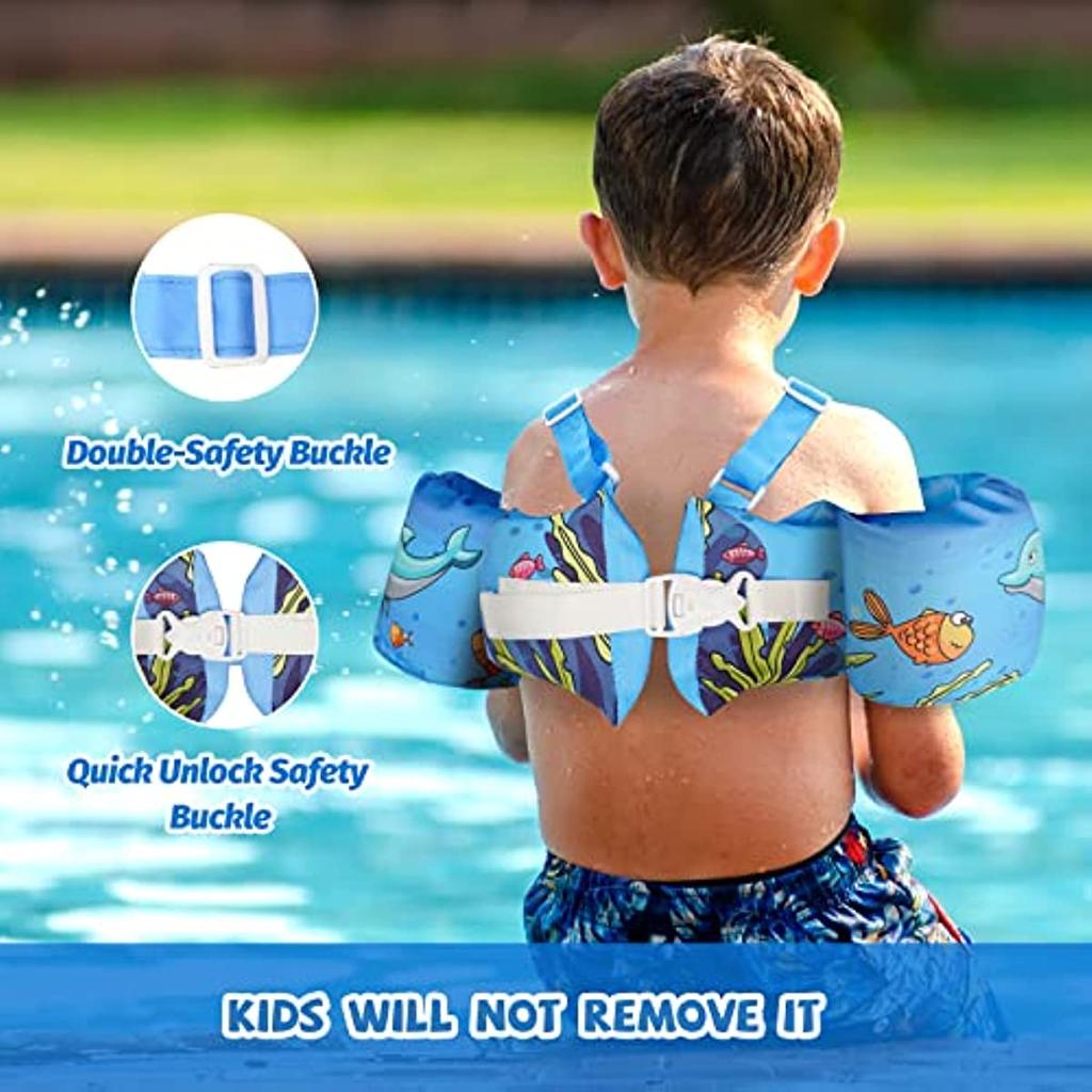 Arm Floaties For Toddlers 1-3 Kids Swim Vest, Toddler Floaties