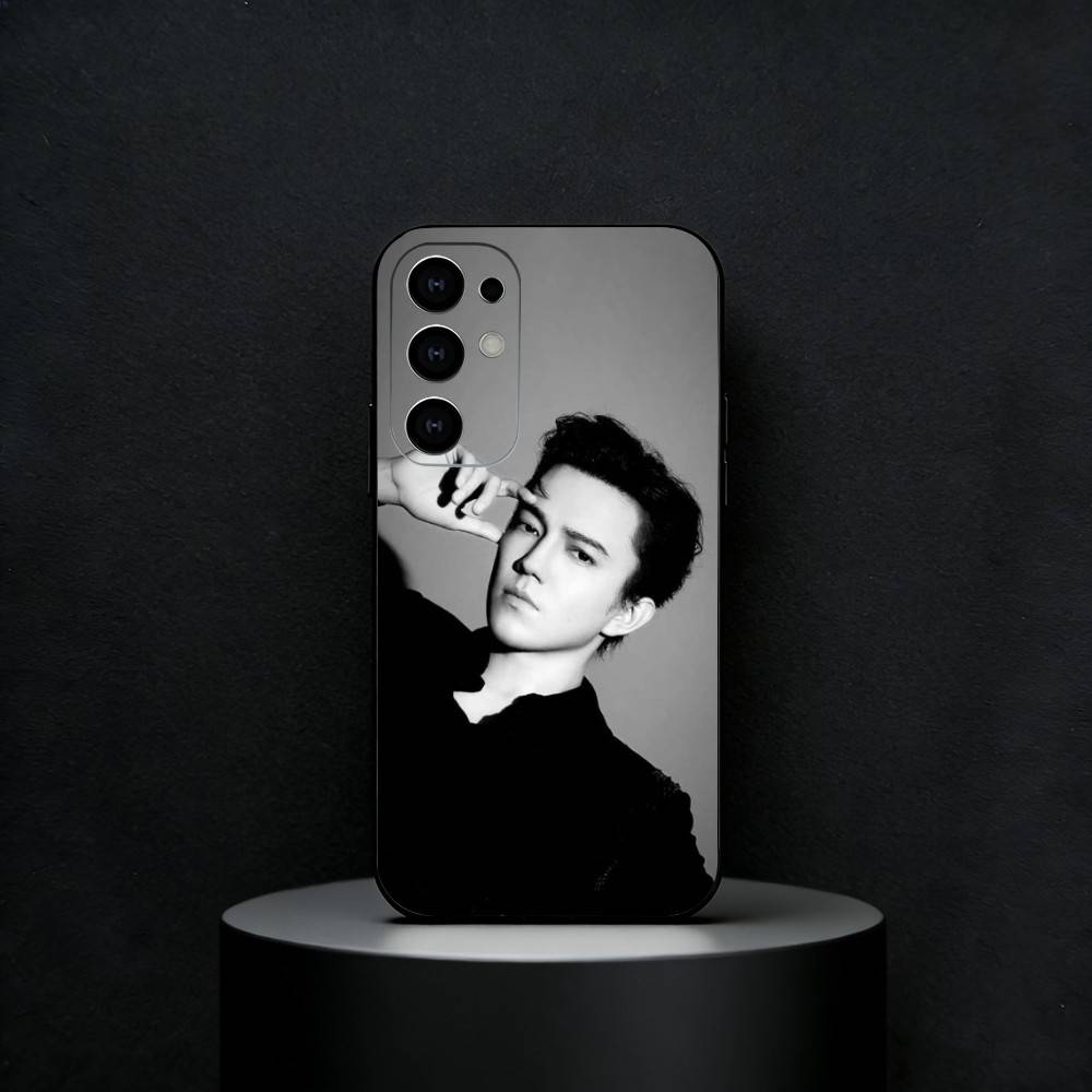 Husă de telefon D-Dimash Kudaibergen Qudaibergen Pentru Samsung S25,S24,S21,S22,S23,S30,Ultra,S20,Plus,Fe,Note,5G Capac Negru