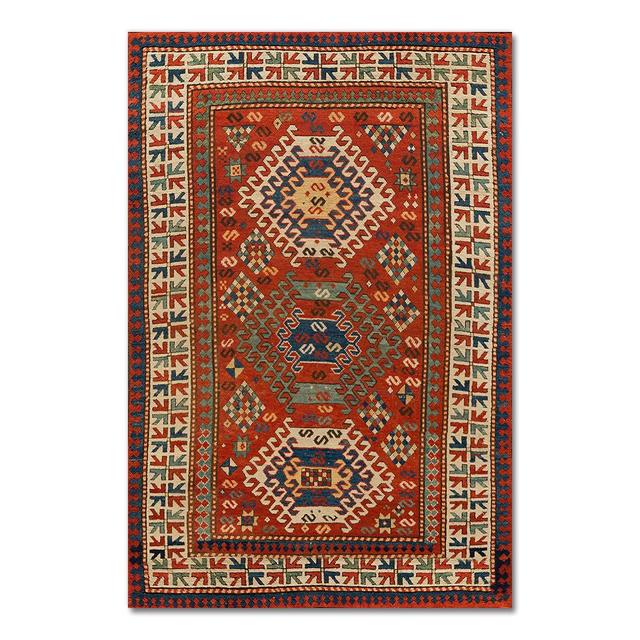 

Східні килими Візерунок Вінтажні постери та принти Антикварні перські килими Ретро Настінне мистецтво Картини на полотні Домашній декор Без рамки 50*80CM