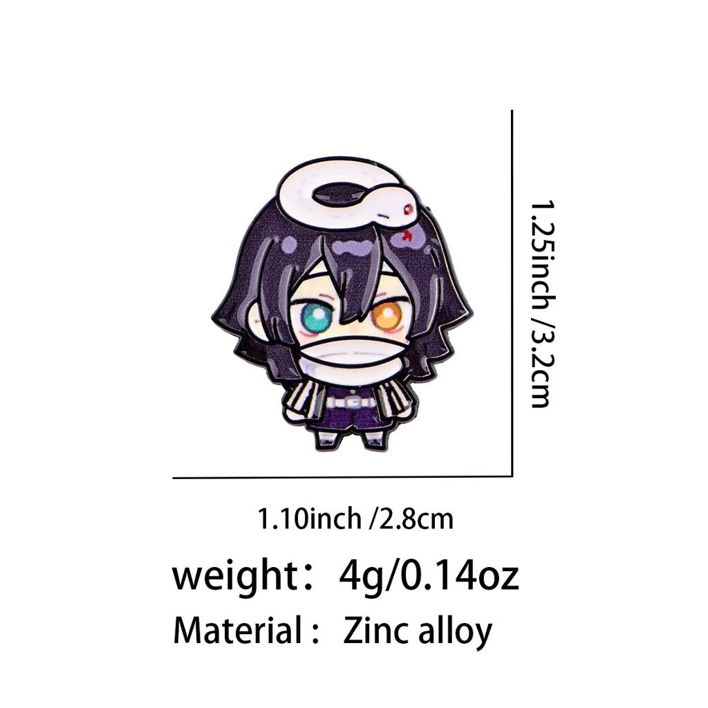 Anime Figure Enamel Pin Cartoon Character Badges On Backpack Women'S Brooches Cap Lapel Pins Cosplay Accessories Playthings Gifts