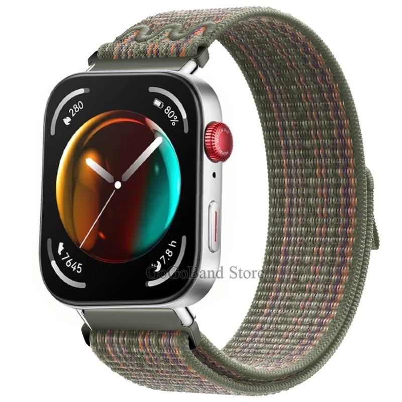 Nylon Loop Strap For Huawei Watch Fit 3 Smartwatch Sport Bracelet Soft Band For Huawei Watch Fit 3 Corrra Watchband Accessories