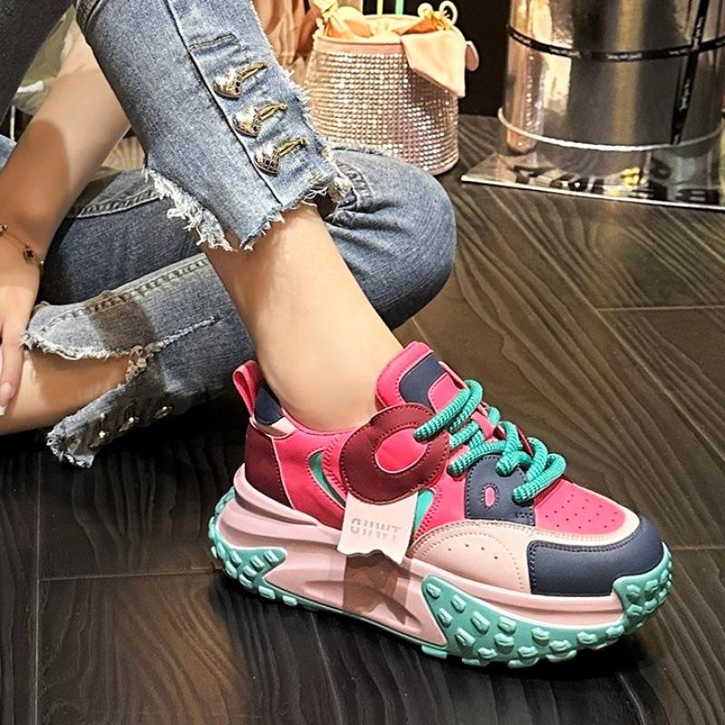 New Thick Sole Sports Shoes Breathable Travel Shoes Women Women Casual Sport Shoes