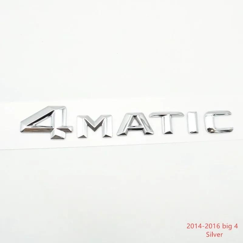 3D ABS For Mercedes-Benz A B C E G S ML SL CL GLA CLA Class 4MATIC 4 MATIC Trunk Lip Lid Letters Emblem Logo Badges PK1