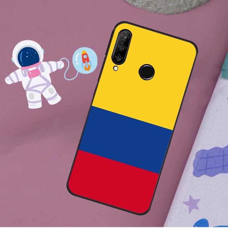 Colombia Flag For Huawei Nova 10 9 SE 11 Pro Y60 Y70 Y90 Y61 Y91 Y72 Y73 12i 11i 8i P20 P30 P40 Lite Case