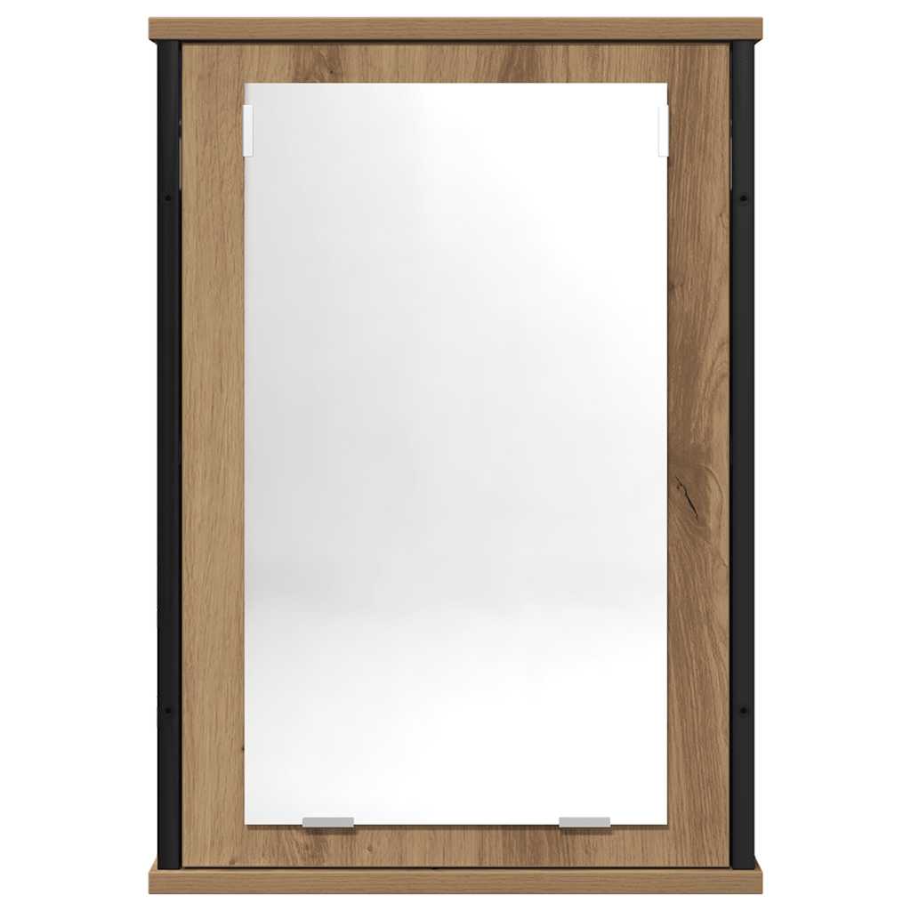 Bathroom Mirror Cabinet Artisan Oak 42 X 12 X 60 Cm Particleboard