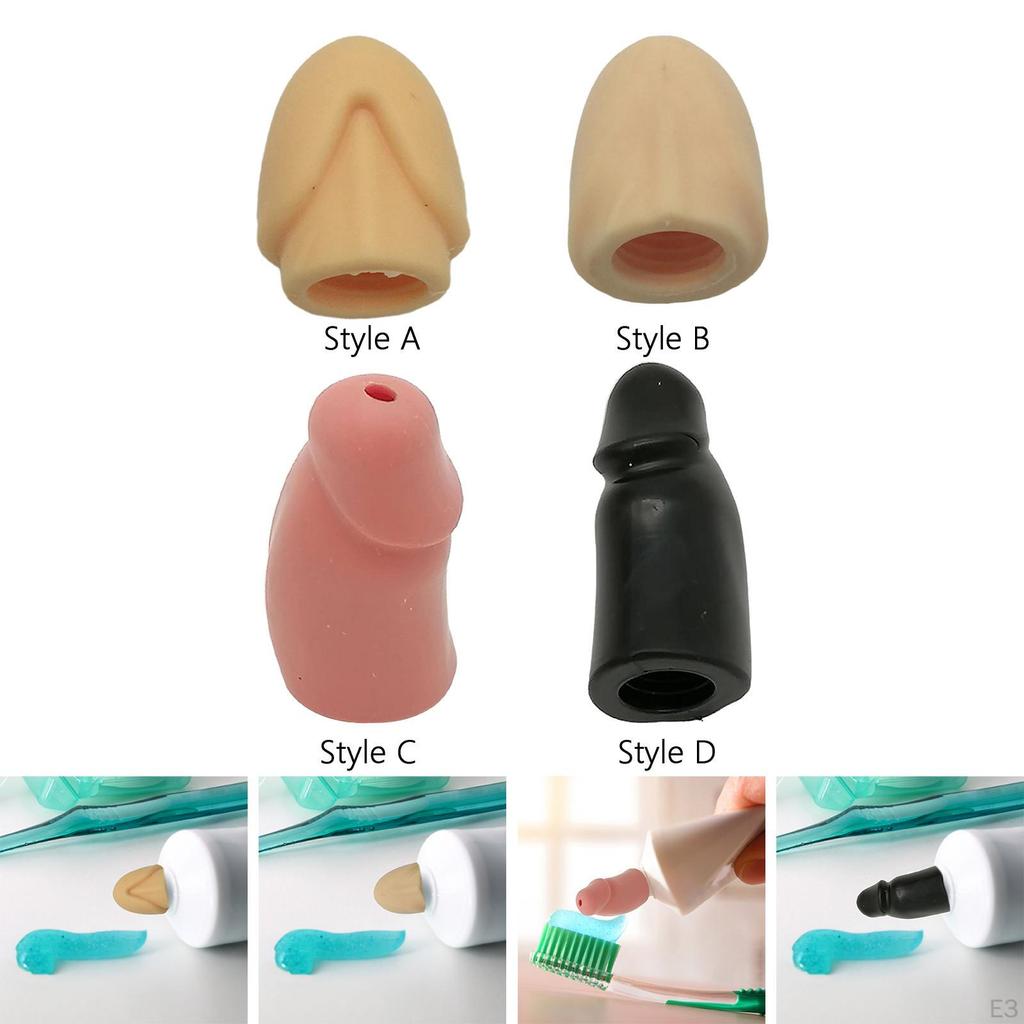 Adult Toothpaste Cap Silicone Squeezer for Party Tricks Boyfriend