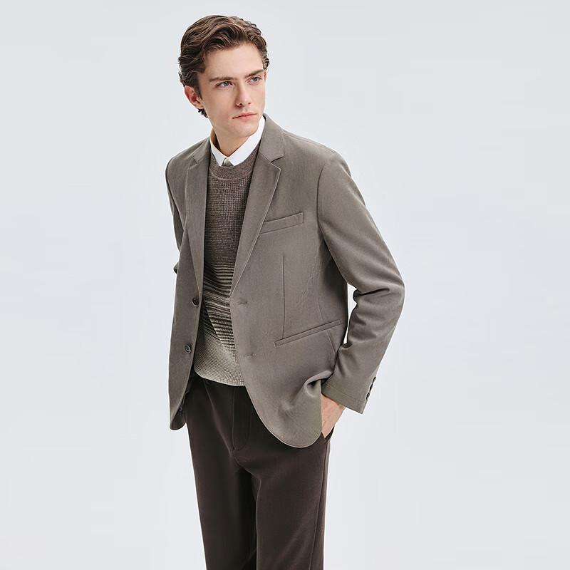 SEPTWOLVES Men's Velvety Business Casual Suit Jacket