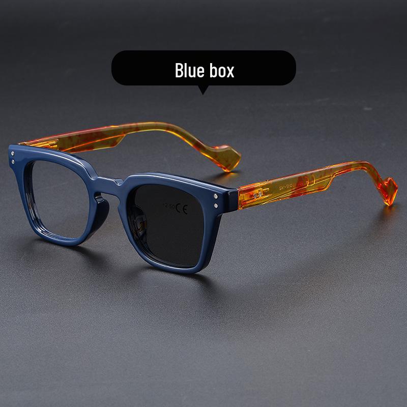 Unisex Japanese Multifocal Photochromic Blue Light Blocking Reading Glasses for Distance and Close-Up, Flat Lens, Senior-Friendly.