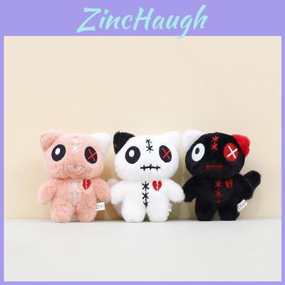 Soft And Cuddly Plush Cat Doll Keychain Charming Alien Big Eye Cat Accessory