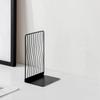 Sturdy Metal Bookends Anti-slip Document Holder Creative Desktop Bookshelf  Students